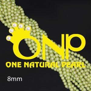 8mm natural shell pearl