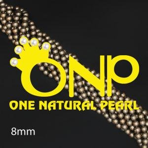 8mm natural shell pearl
