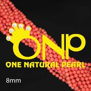 8mm natural shell pearl