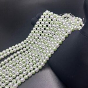 8mm Round Swarovski Replica Pearl Beads