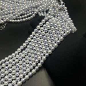 8mm White Swarovski Replica Pearl Beads